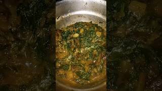 Aloo Palak recipe short recipe videoviral videotrending videonew popular song [upl. by Arlina]