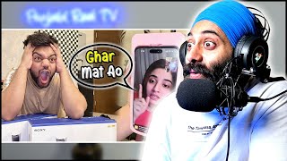 Indian Reaction on Ducky Bhai ki Larai Ho Gayi Aroob seh  PunjabiReel TV Extra [upl. by Lattonia]