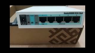 Switch Mikrotik RB 951G2HND [upl. by Ollehto]