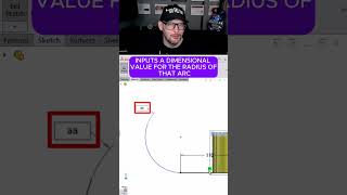 SolidWorks Sketch BASICS  Switch from Line to ARC with Autodimensions ON shortcuts tanget [upl. by Mannes319]