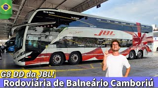 MOVIMENTO de ÔNIBUS em BALNEÁRIO CAMBORIÚ  O G8 DD da JBL INTERNACIONAL [upl. by Inahc237]