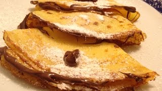 Crepes alla Nutella Chef Stefano Barbato [upl. by Docia]