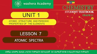 CHEMISTRY GRADE 11 UNIT 1 LESSON 7 ATOMIC SPECTRA [upl. by Nylatsyrk]