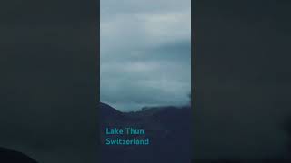 Lake Thun view from Sigriswil Switzerland switzerland [upl. by Beverlie]