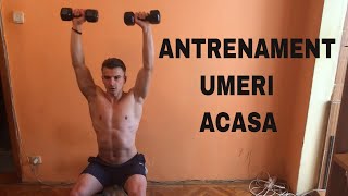 Antrenament pentru Umeri Acasa  Shoulders Exercise [upl. by Yarak]