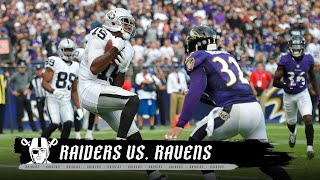 Raiders’ AllTime Memorable Highlights vs Baltimore Ravens  NFL [upl. by Siuluj]