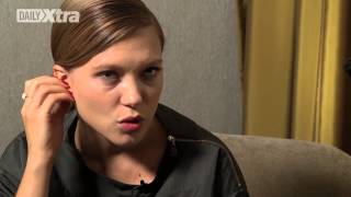 Blue is the Warmest Colour Léa Seydoux interview [upl. by Elgna]