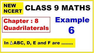 Class 9 Maths  Chapter 8  Example 6  Quadrilaterals  New NCERT  Ranveer Maths 9 [upl. by Carlotta826]