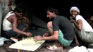 Making the famous Agra sweet Petha from white pumpkin [upl. by Ilrebmyk]