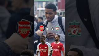 ARSENAL v LIVERPOOL Premier League SQUAD BATTLE ⚔️ shorts football soccer [upl. by Hobart]