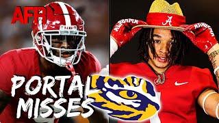 Why Hasnt LSU Landed Any Alabama Transfers [upl. by Ardle]