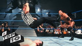 When referees fight back  WWE Top 10 [upl. by Sheree130]