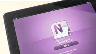 iOS5 iPad Microsoft OneNote finally Released [upl. by Trautman]