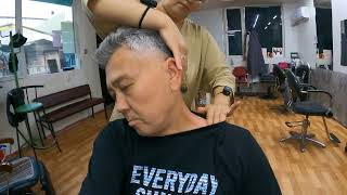 ASMR Legendary Massage at the Barber Head Neck Back and Shoulder Relaxation [upl. by Neras670]