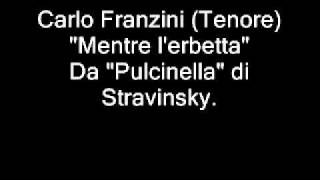 Carlo Franzini Tenore quotMentre lerbettaquot [upl. by Thilde]