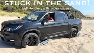 Stuck in the Sand  Honda Ridgeline versus Oregon Beach [upl. by Annotahs]