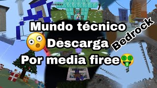 Descarga mi mundo tecnico de más de 5mil horas 3 AÑOS para minecraft bedrock [upl. by Danielson]