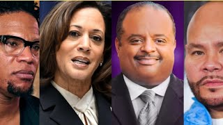 Kamala Harris QUIETLY meets w DL Hughley amp R0land Martin to discuss getting us to the POLLS [upl. by Tillfourd]