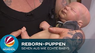 RebornBabys aus Loxstedt Familie baut Puppen die wie echte Babys aussehen [upl. by Mettah]