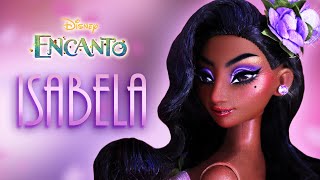 Custom Isabela Madrigal Doll 💜 🌸  ENCANTO  Part 1 [upl. by Drape76]