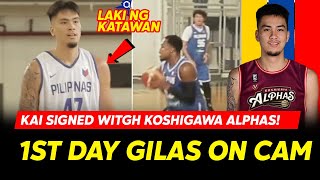 VIRAL KAI SOTTO 1ST DAY ON CAM GILAS 5 ON 5  KAI SOTTO SIGNED WITH KOSHIGAYA ALPHAS [upl. by Pru763]