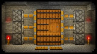 ✔ How to Make an Easy Piston Door in Minecraft [upl. by Nilreb]