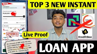 ✅₹480000 Loan Approval  Brand New loan app  Low CIBIL Only Adhar amp PAN  Top 3 Loan apps [upl. by Carma726]