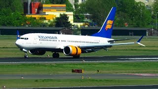 BRAND NEW Icelandair Boeing 737 MAX 8 Landing at Berlin Tegel Airport TXL  TFICE [upl. by Aihsak144]