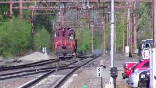 Norfolk Southern H02 at Denville with exMaryland amp Delaware SW900 802 [upl. by Auqinimod]