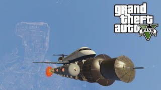 GTA 5 LANCEMENT DUNE FUSEE  ON SORT DE LATMOSPHERE [upl. by Auhoj]