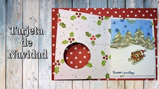 Tarjeta de Navidad Paso a paso [upl. by Nnyrat]