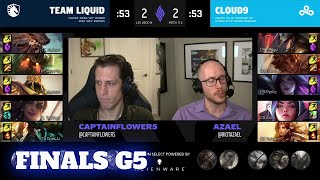 Team Liquid vs Cloud 9  Game 5  Grand Finals LCS Lock In 2021  TL vs C9 G5 [upl. by Ramsden913]