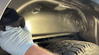 Husky Wheel Well Liner Install [upl. by Snowber]