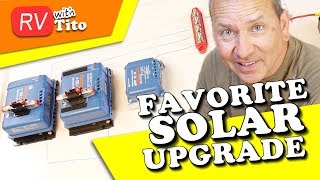 Parallel MPPT Charge Controllers in Tiny Space  How to  Solar  RV [upl. by Ahcilef]