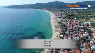 SARTI BEACH Barcino Tours letovanje [upl. by Marienthal]