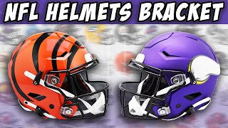 Ranking All 32 NFL Helmets  NFL Bracket [upl. by Schild]