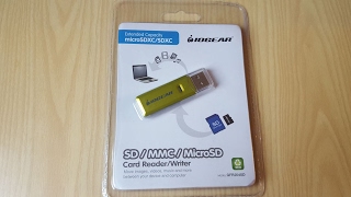 IOGEAR SDMicroSDMMC Card Reader or Writer [upl. by Enimassej512]