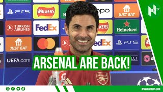 PROUD to be back in Champions League  Mikel Arteta [upl. by Carrick]