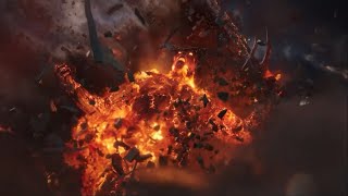 Escena Original  Surtur aparece para destruir Asgard y a Hela Thor Ragnarok [upl. by Ennayelsel]