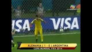 Alemania vs Argentina 10  Final Mundial Brasil 2014  ATV [upl. by Alyat]