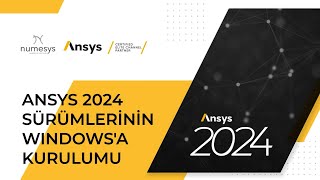 Windowsa Ansys 2024 Nasıl Kurulur [upl. by Osicnarf]