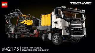 LEGO Technic Volvo FMX Truck amp EC230 Electric Excavator 42175 [upl. by Susejedesoj456]