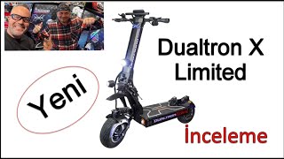 DUALTRON X LIMITED ELEKTRİKLİ SCOOTER İNCELEME [upl. by Odirfliw598]