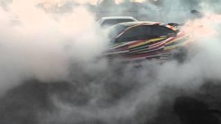 BMW e46 m3 s54 turbo burnout [upl. by Gudrun]