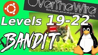 Linux Hacking SETUID Binary Netcat amp Cron  Bandit OverTheWire Levels 1922 [upl. by Doehne494]