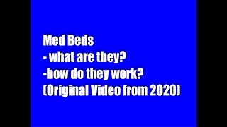 The Original Med Bed Video – Maria Benardis over 25 million views [upl. by Avilo]