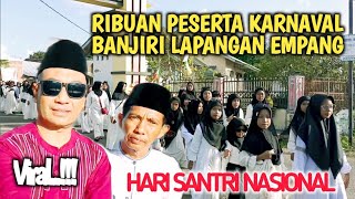 VIRAL  RIBUAN PESERTA KARNAVAL MENYAMBUT HARI SANTRI NASIONAL epjbulaeng [upl. by Eerihs]