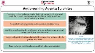 Antibrowningbleaching agents and anticaking or freeflow agents for the food industry [upl. by Rocray]