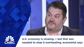 US economy is slowing — but that was needed to stop it overheating economist says [upl. by Nylauqcaj]