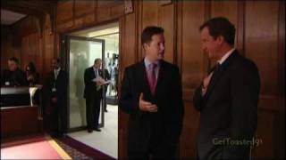 Mock the Week  Newsreel  Gordon Brown Cameron amp Clegg The Queen amp Prince Philip [upl. by Aihsyt]